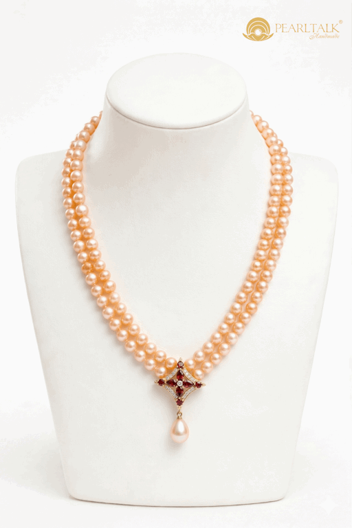 CHUỖI ĐÔI MẶT GIỌT CAM